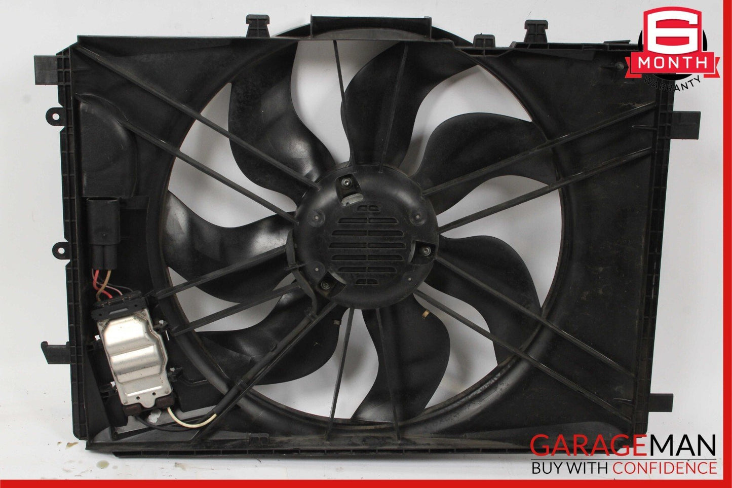 08-18 Mercedes W204 C250 C300 Engine Radiator Cooling Fan Motor Assembly OEM