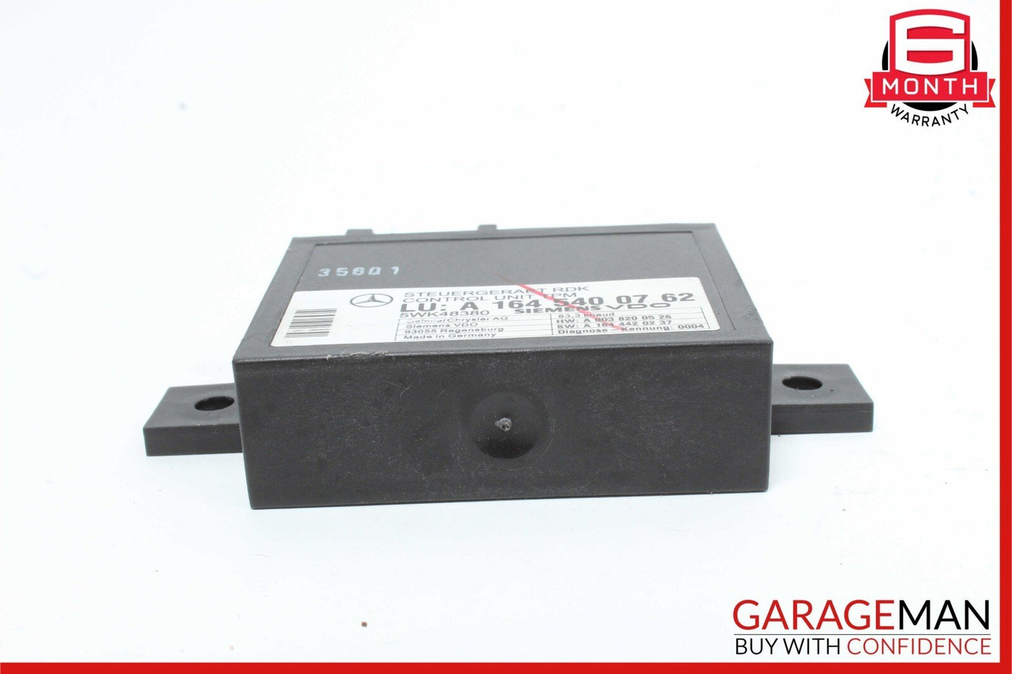07-13 Mercedes X164 GL450 4MATIC TPMS Tire Pressure Control 1645403762 OEM