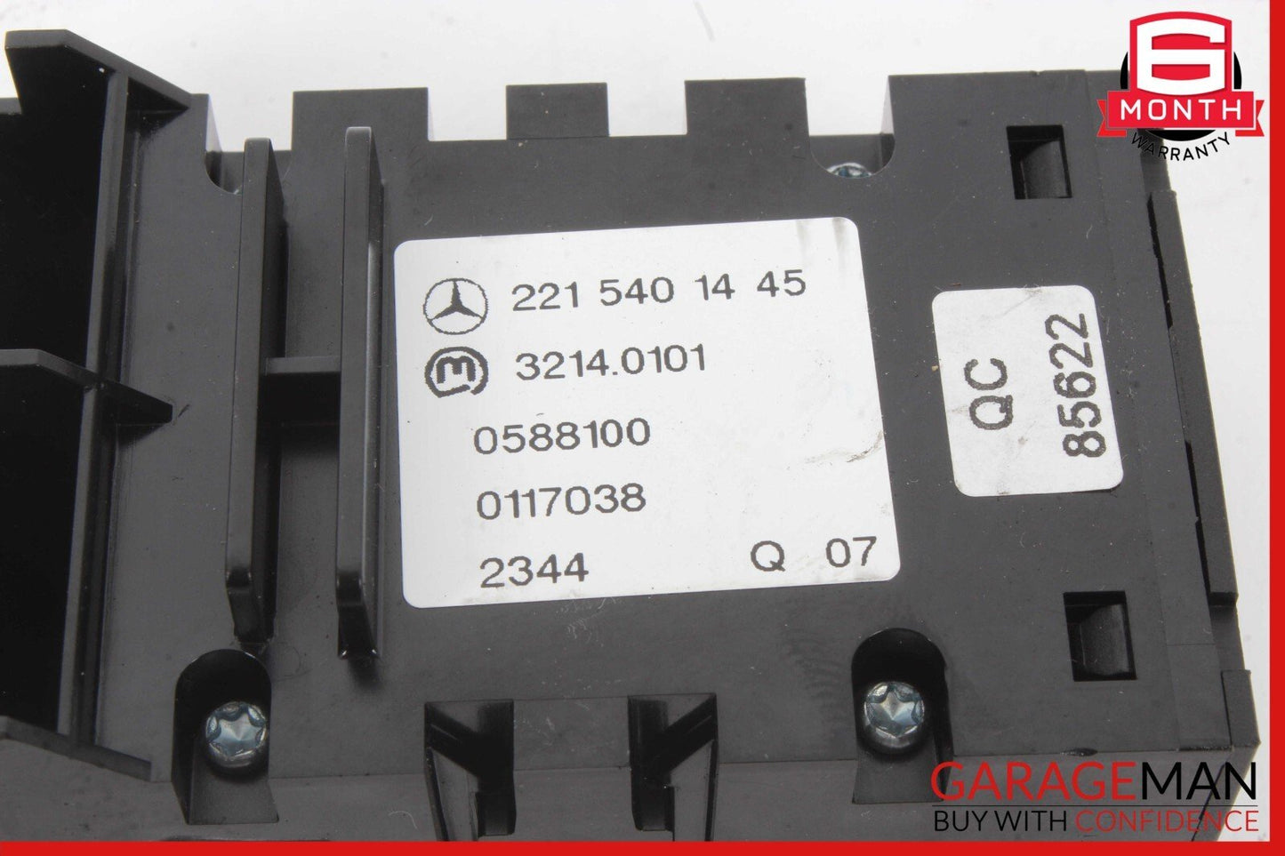07-14 Mercedes W221 S550 S500 CL550 Electronic Parking Button Switch Controller