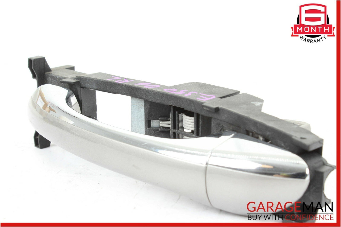 03-09 Mercedes W211 E320 E350 E500 Rear Left Side Exterior Door Handle Silver