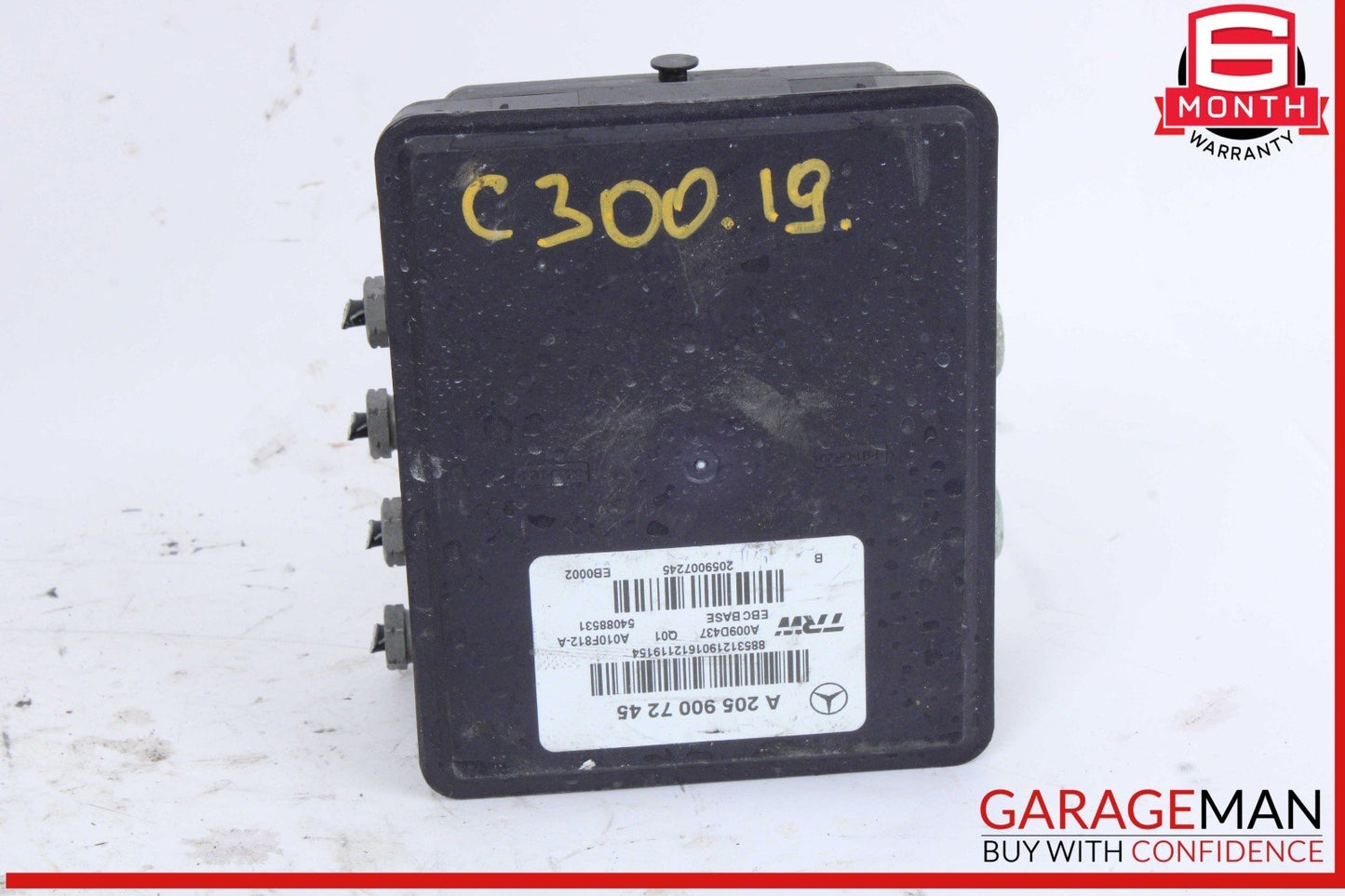 19-23 Mercedes W205 C300 GLC300 ABS Anti Lock Brake Pump Module 2059007245 OEM