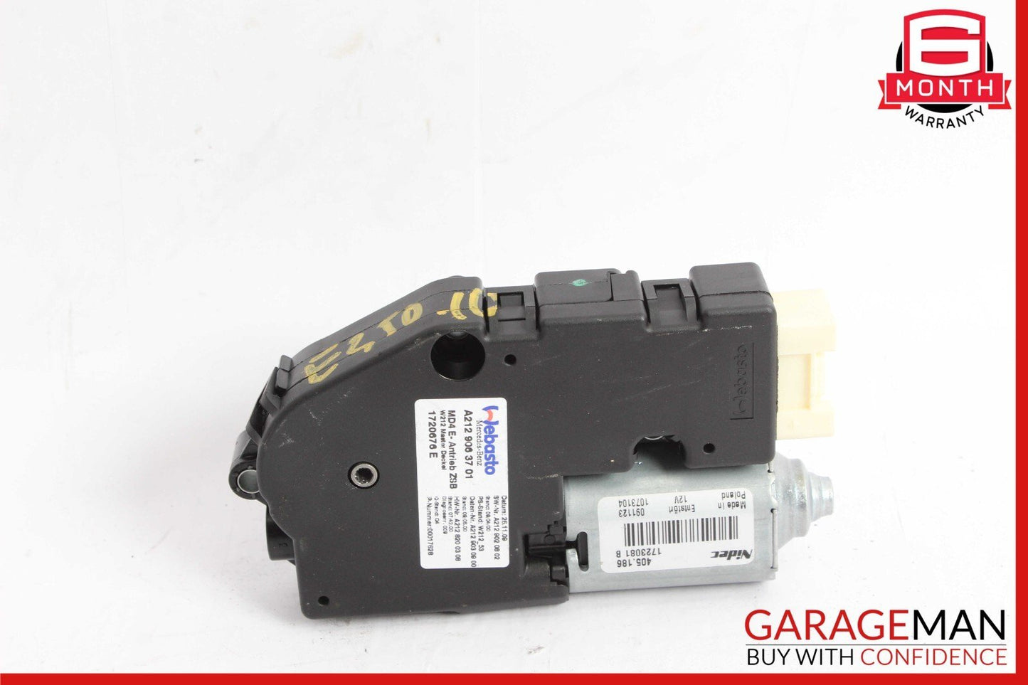 10-17 Mercedes W212 E350 C350 Pano Panoramic Sunroof Sun Roof Motor Unit OEM
