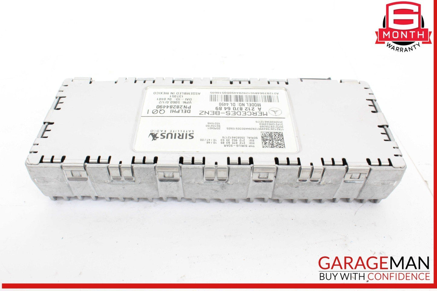 12-14 Mercedes R172 SLK250 GLK350 Sirius Satellite Radio Receiver 2128706489 OEM