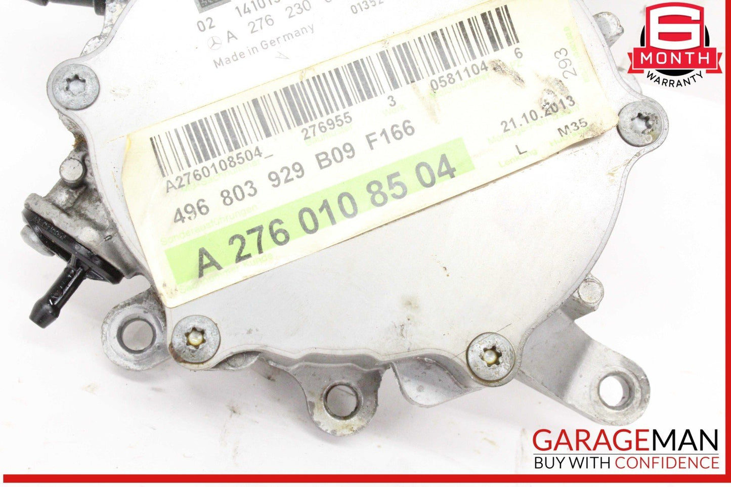 11-20 Mercedes W212 E350 GL450 Engine Motor Vacuum Pump 2760108504 OEM