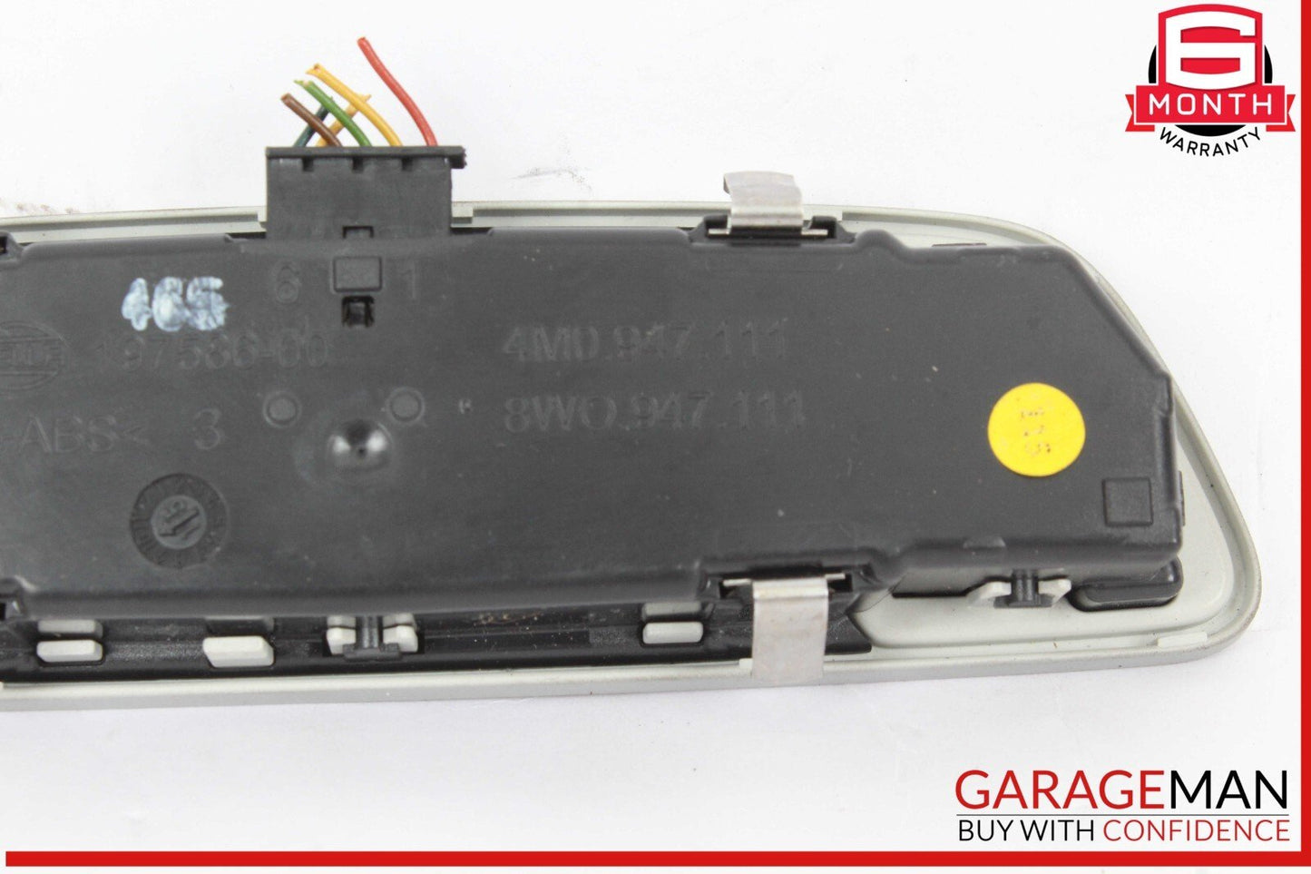 17-24 Audi A4 Rear Overhead Interior Dome Light Lamp Gray 4M0947111 OEM