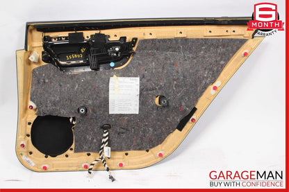 07-09 Mercedes W221 S550 Rear Left Side Interior Door Panel Cover Trim Black