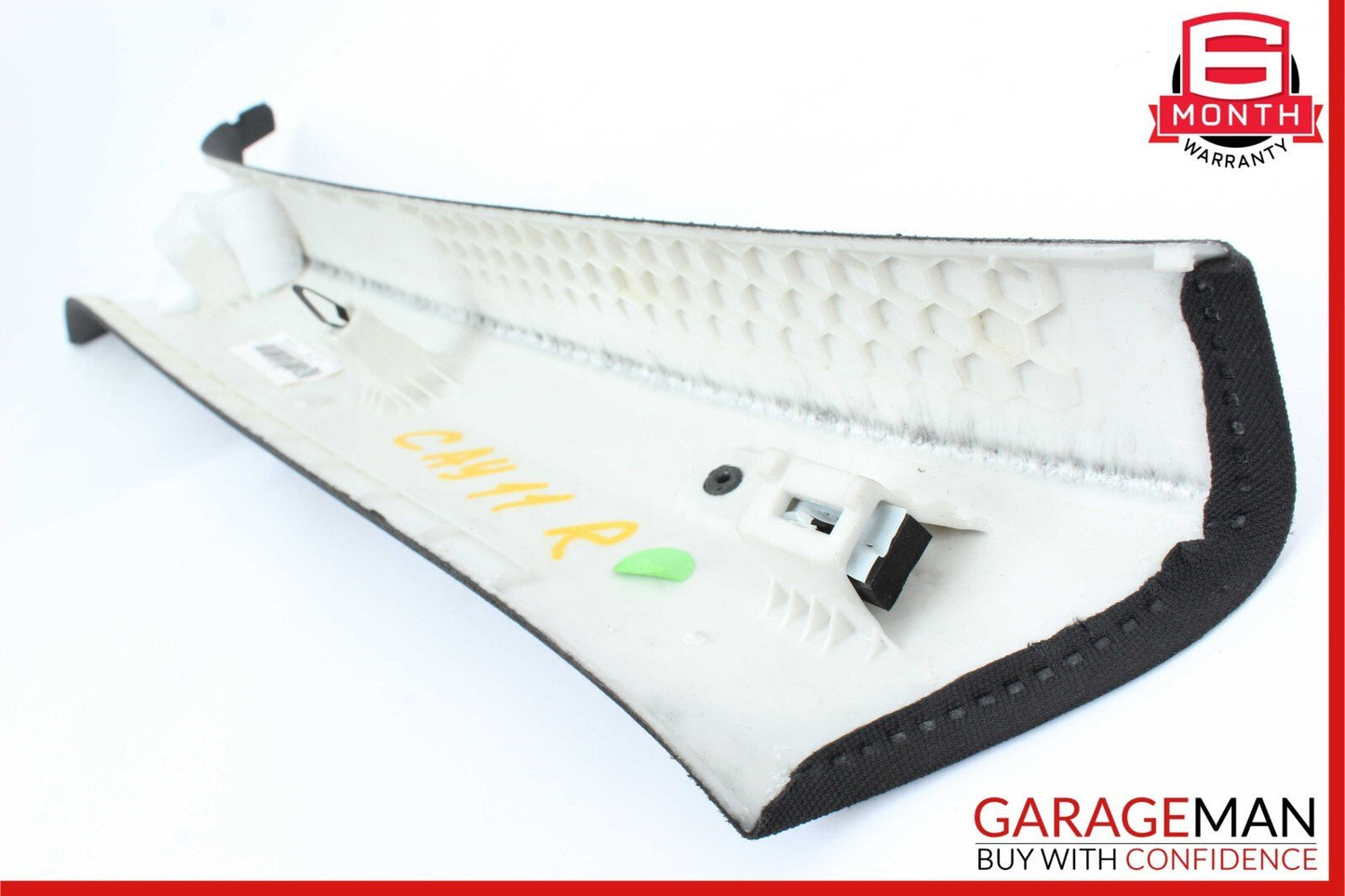 11-18 Porsche Cayenne 958 S Right Side Fairing Upper Pillar Trim Cover Black OEM