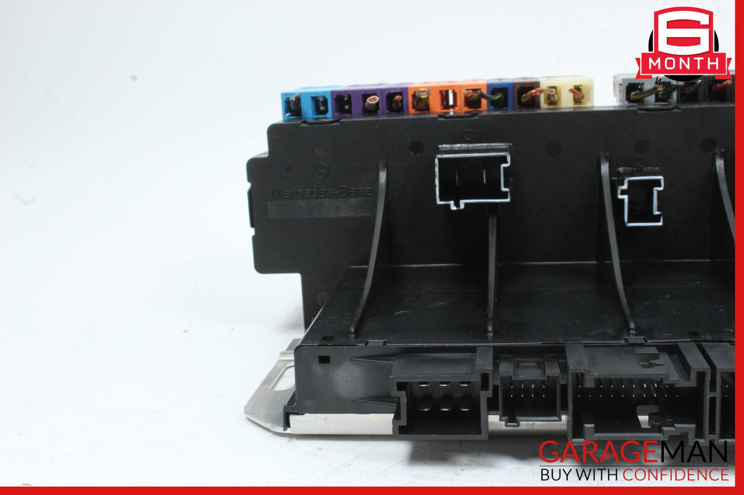 03-12 Mercedes R230 SL500 Front Left SAM Fuse Box Signal Acquisition Assembly