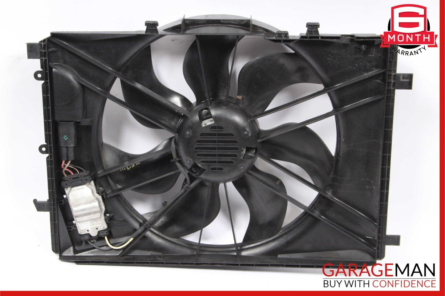 08-18 Mercedes W212 E350 C300 Engine Radiator Cooling Fan Motor Assembly OEM
