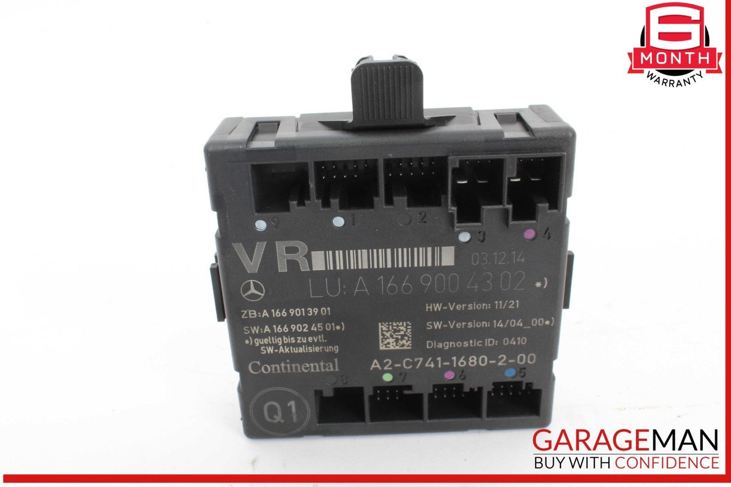 12-20 Mercedes W117 CLA250 Front Right Side Door Control Module Unit OEM