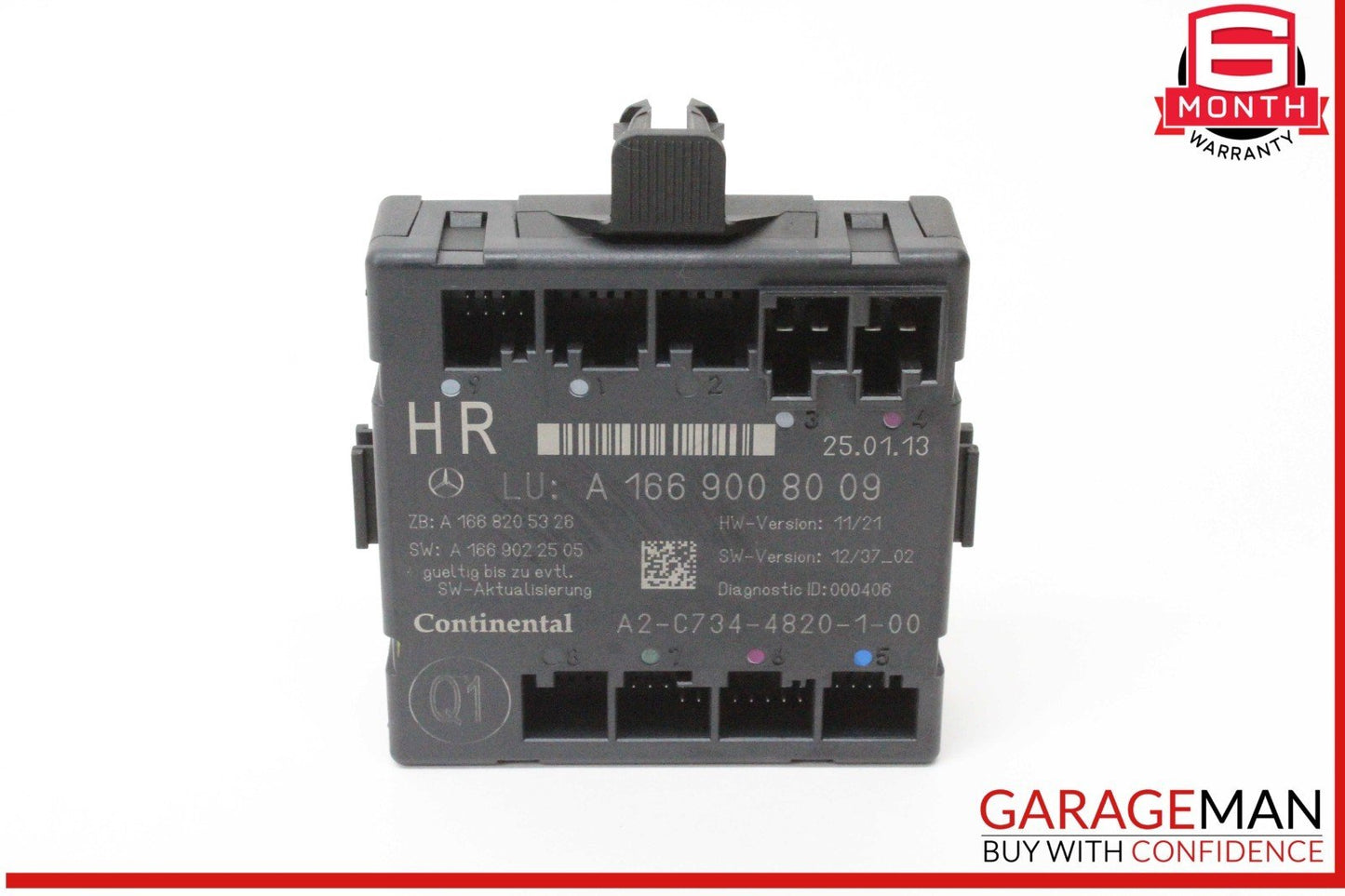 12-19 Mercedes X166 GL450 GLE350 Rear Right Side Door Control Module Unit