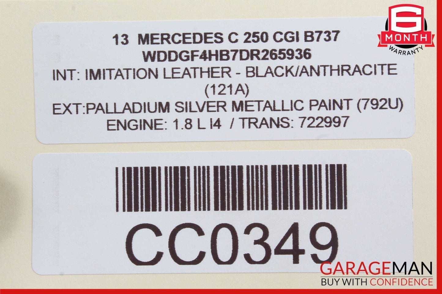 08-18 Mercedes W204 C250 E550 CLS63 Rear Right Side Door Control Module Unit OEM
