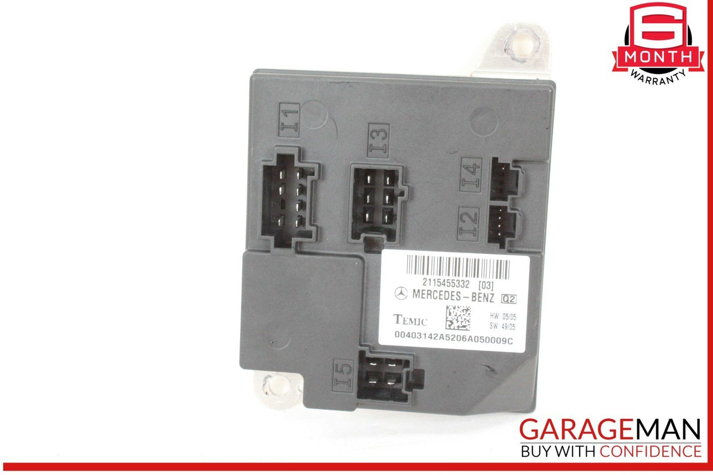 03-11 Mercedes W211 E350 CLS550 Body Control Module BCM 2115455332 OEM