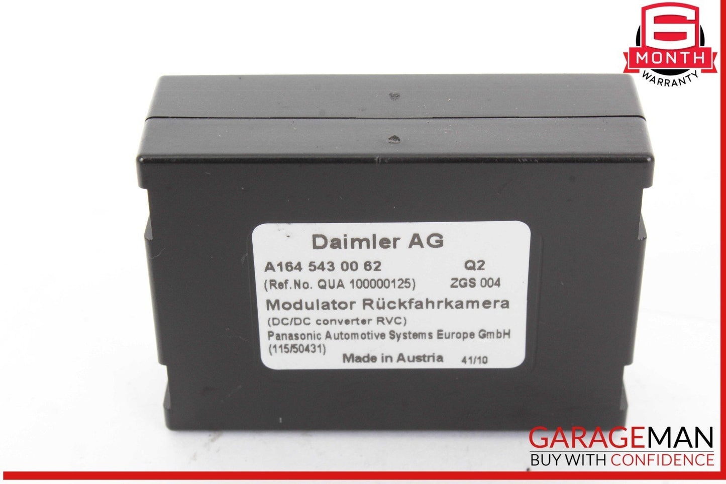 06-18 Mercedes W221 S400 Hybrid Rear View Camera Control Module 1645430062 OEM