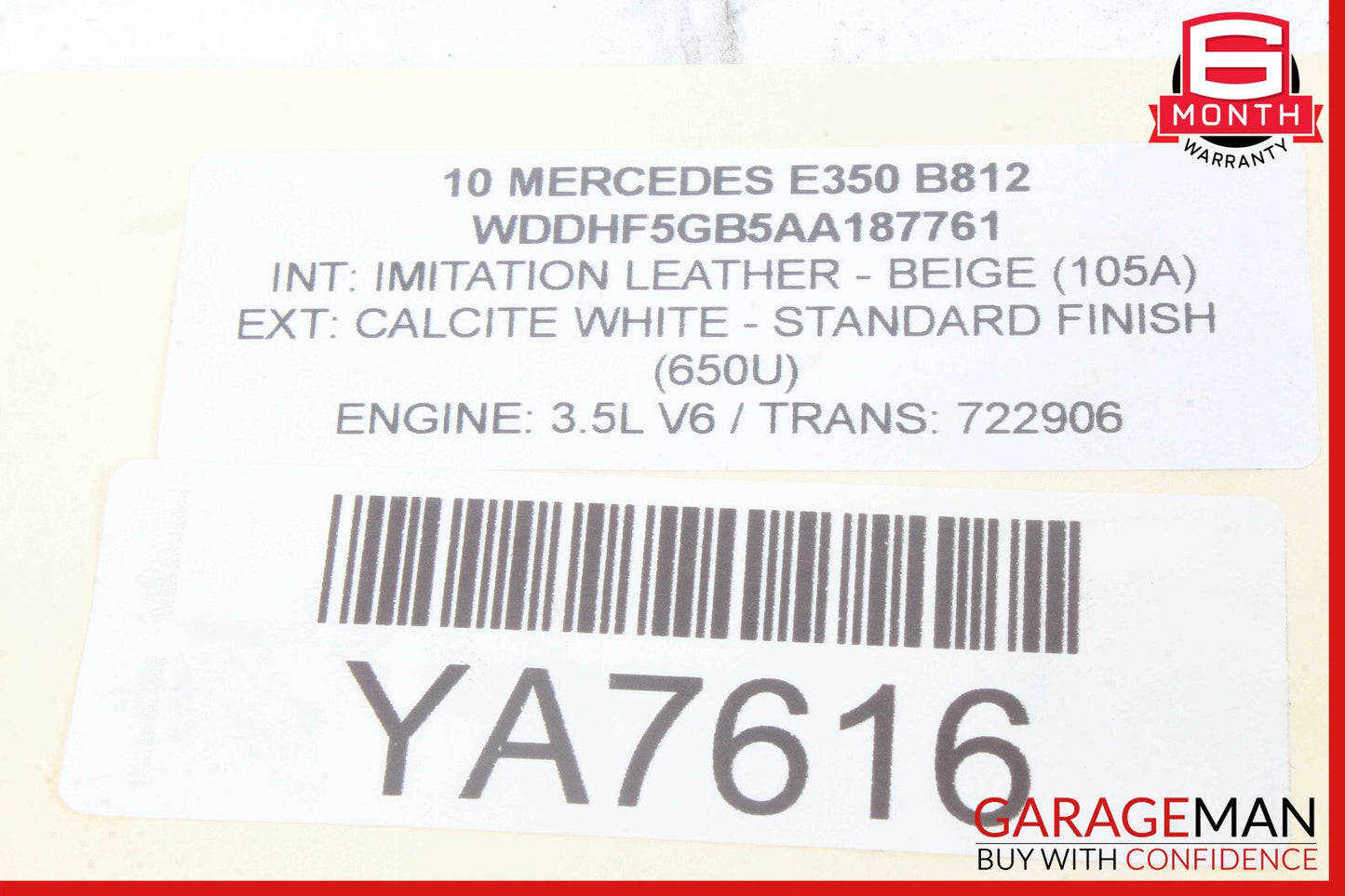 10-13 Mercedes W212 E350 C350 Front Left Side Bumper Daytime Running Light Lamp