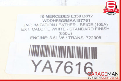 10-13 Mercedes W212 E350 C350 Front Left Side Bumper Daytime Running Light Lamp