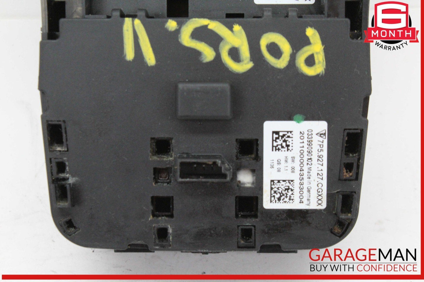 11-14 Porsche Cayenne 958 Suspension Mode Selector Switch Module 7P5927127CG OEM