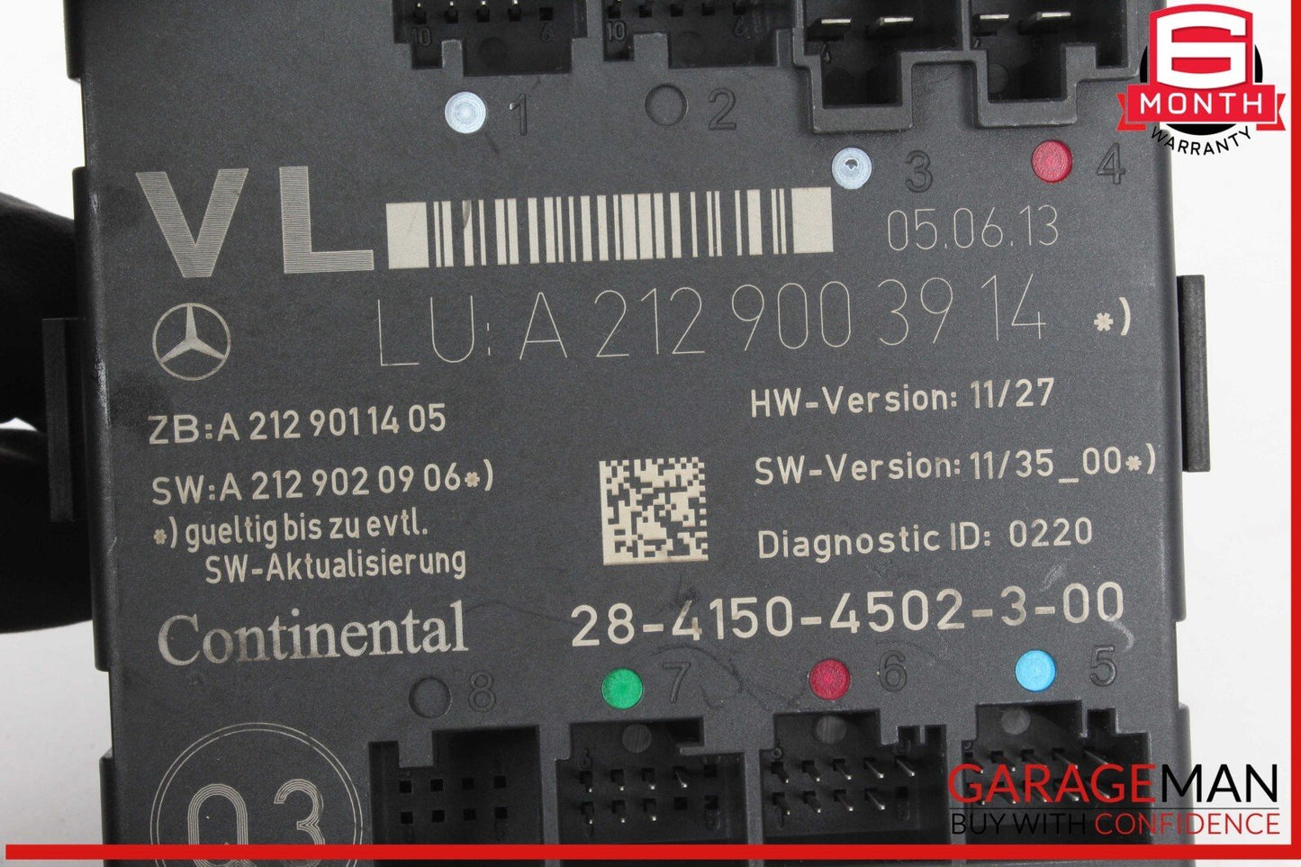 08-14 Mercedes W204 C250 C350 Front Left Side Door Control Module 2129003914 OEM