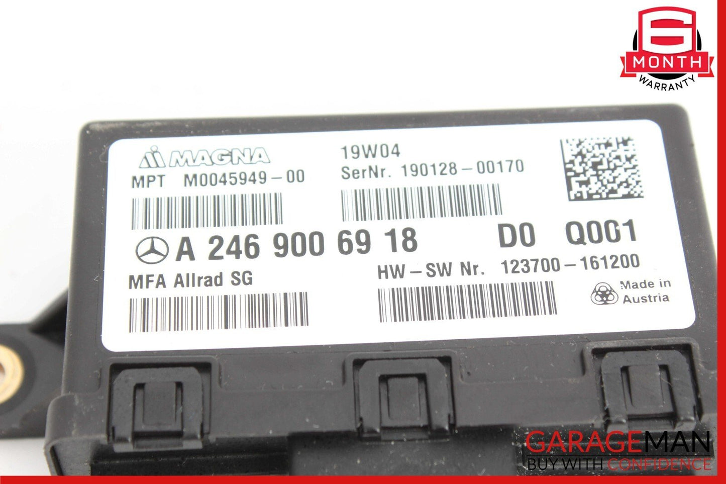 15-20 Mercedes X156 GLA250 Transfer Case Control Module Unit 2469006918 OEM