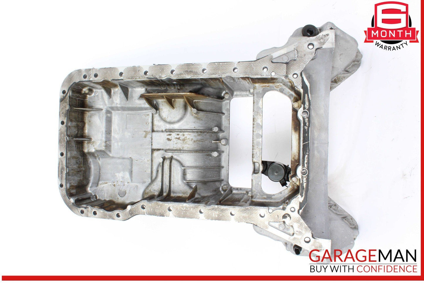 05-11 Mercedes W204 C300 Engine Upper Oil Sump Baffle Pan 2720142102 OEM