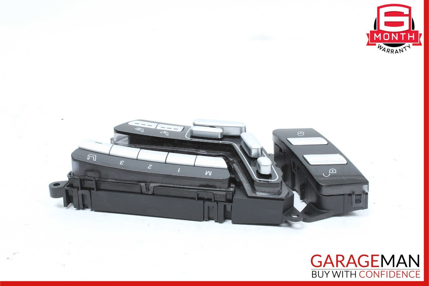 07-13 Mercedes W221 S63 AMG Front Left Side Seat Control Switch Set Assembly OEM