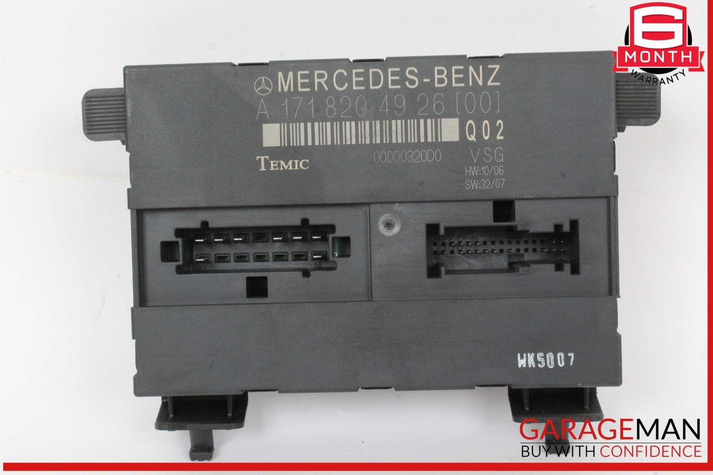 09-11 Mercedes R171 SLK300 Roof Convertible Top Control Module 1718204926 OEM