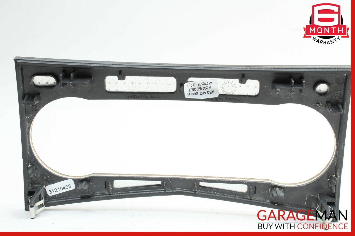 08-11 Mercedes W204 C350 Climate Control Surround Trim Cover Panel OEM