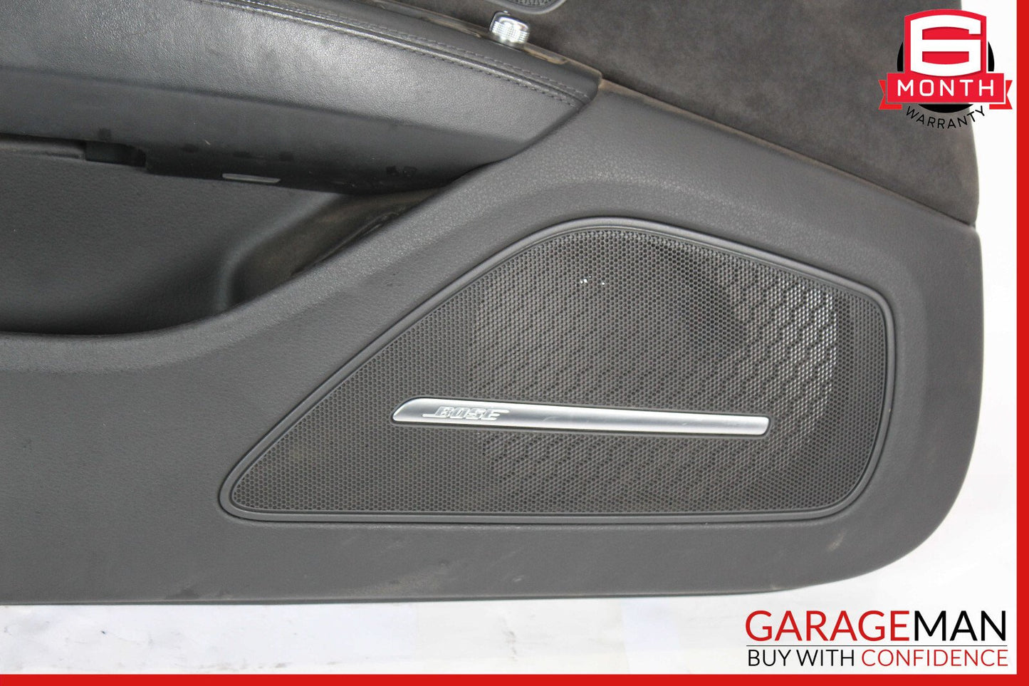 11-17 Audi A8 Interior Door Panel Front Left Driver Side Black OEM