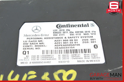10-16 Mercedes W212 E350 C63 AMG ML550 Tele Aid Control Module 2319000904 OEM