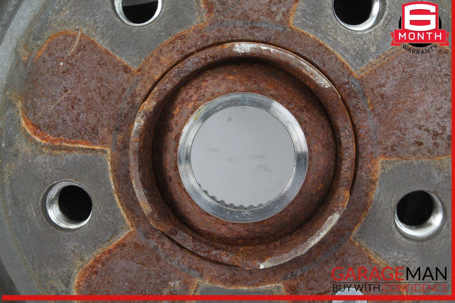 18-24 Audi Q5 Rear Left Driver Side Spindle Knuckle Wheel Hub w/ Rotor Disc OEM