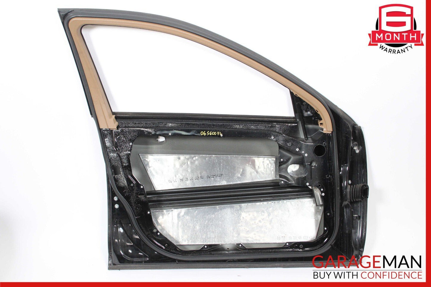 07-13 Mercedes W221 S550 Front Left Exterior Door Shell Frame Panel Black