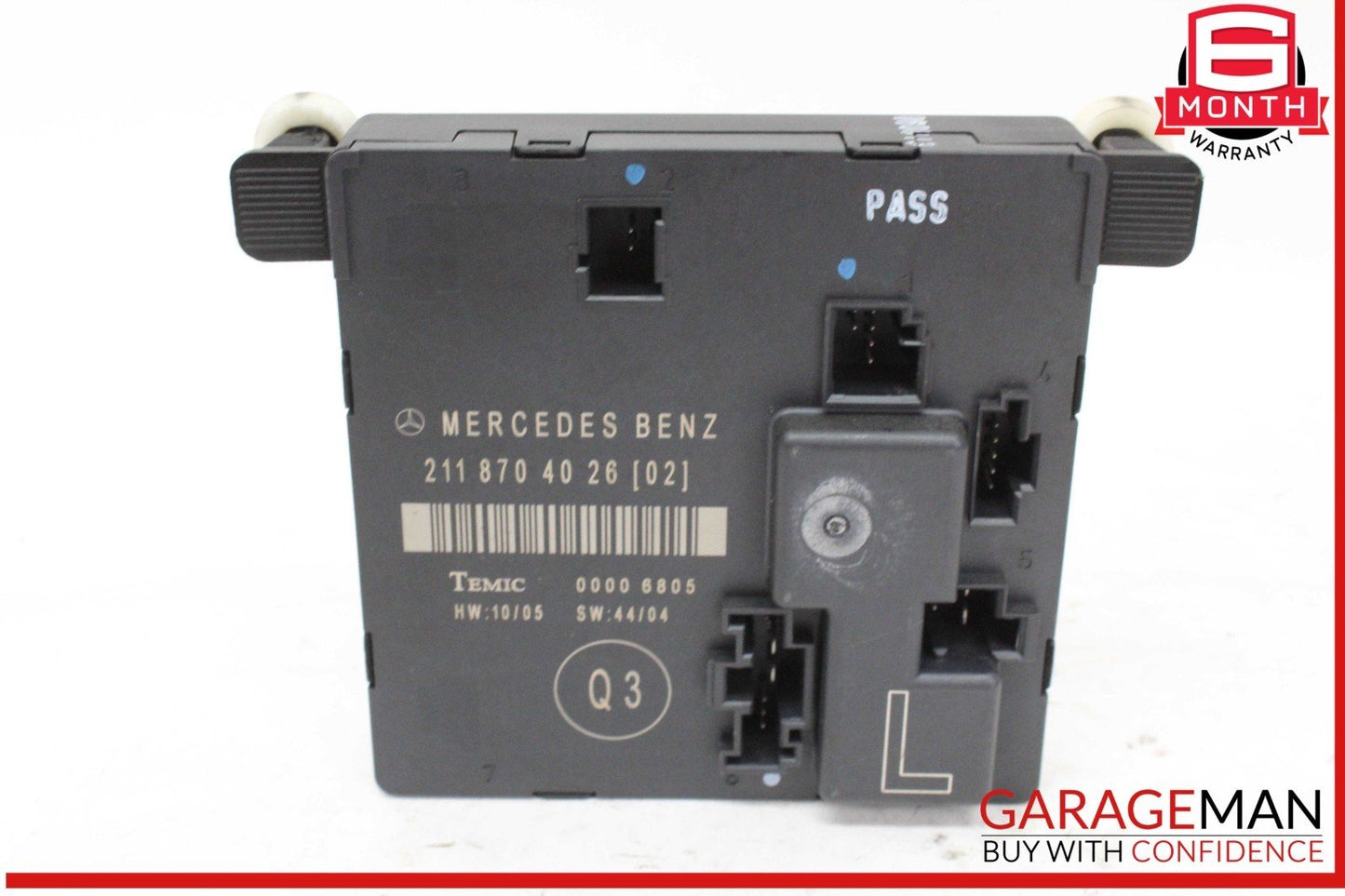 03-09 Mercedes W211 E320 CDI E500 Rear Left Driver Side Door Control Module OEM