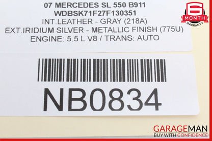 03-12 Mercedes R230 SL550 SL55 AMG Front Left Door Control Module 2308203526 OEM