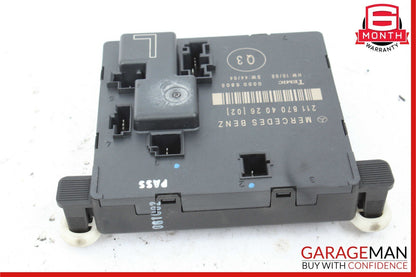 03-09 Mercedes W211 E350 E63 AMG Rear Left Driver Side Door Control Module Unit