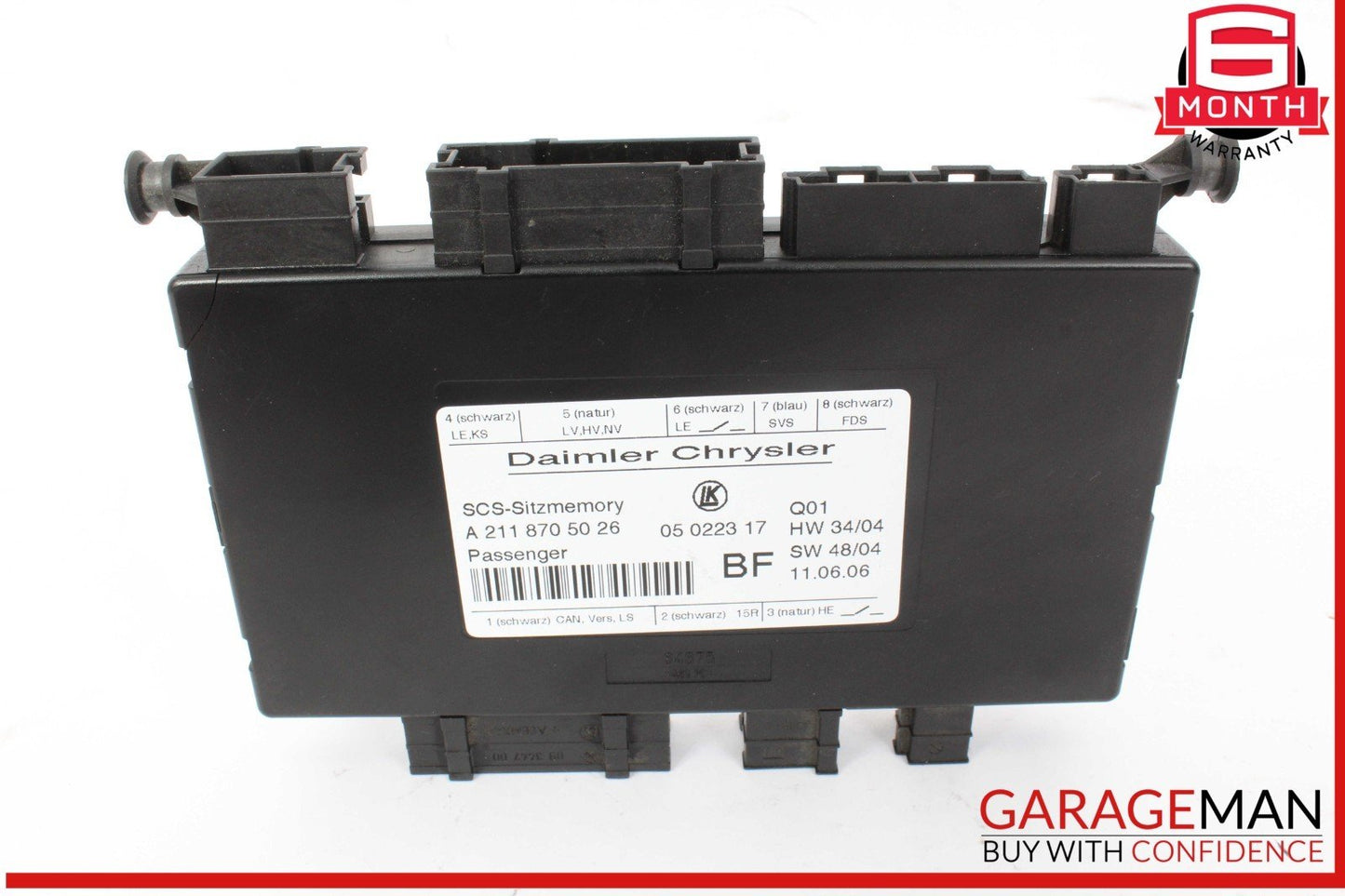 03-12 Mercedes W211 E63 AMG CLS550 ML350 Front Right Seat Control Module OEM
