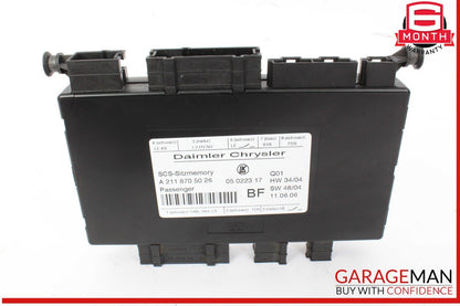 03-12 Mercedes W211 E63 AMG CLS550 ML350 Front Right Seat Control Module OEM