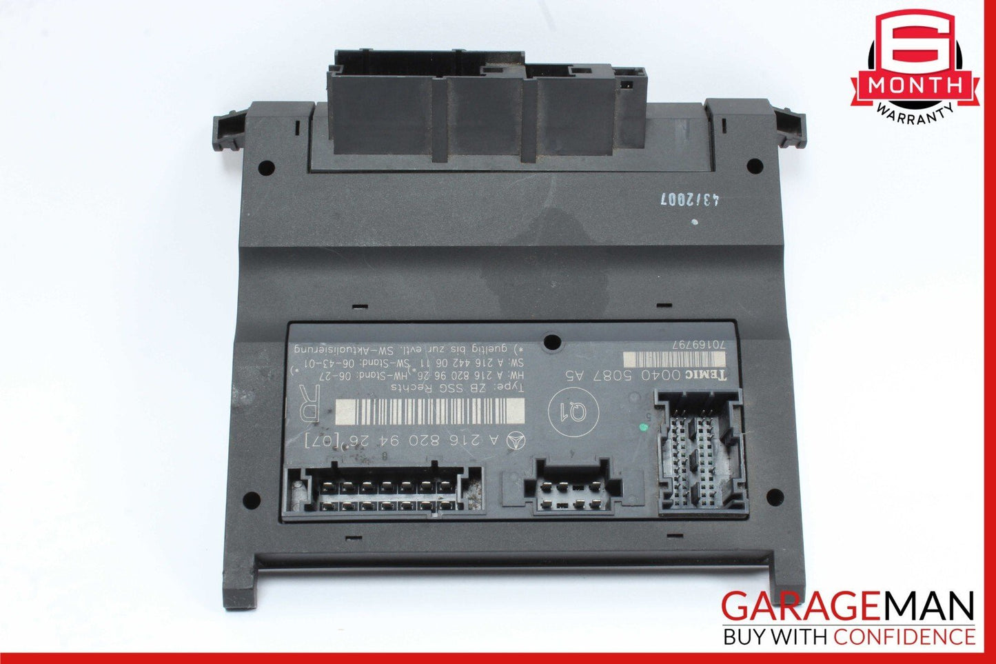 07-14 Mercedes W216 CL550 CL600 Front Right Seat Control Module 2168209426 OEM