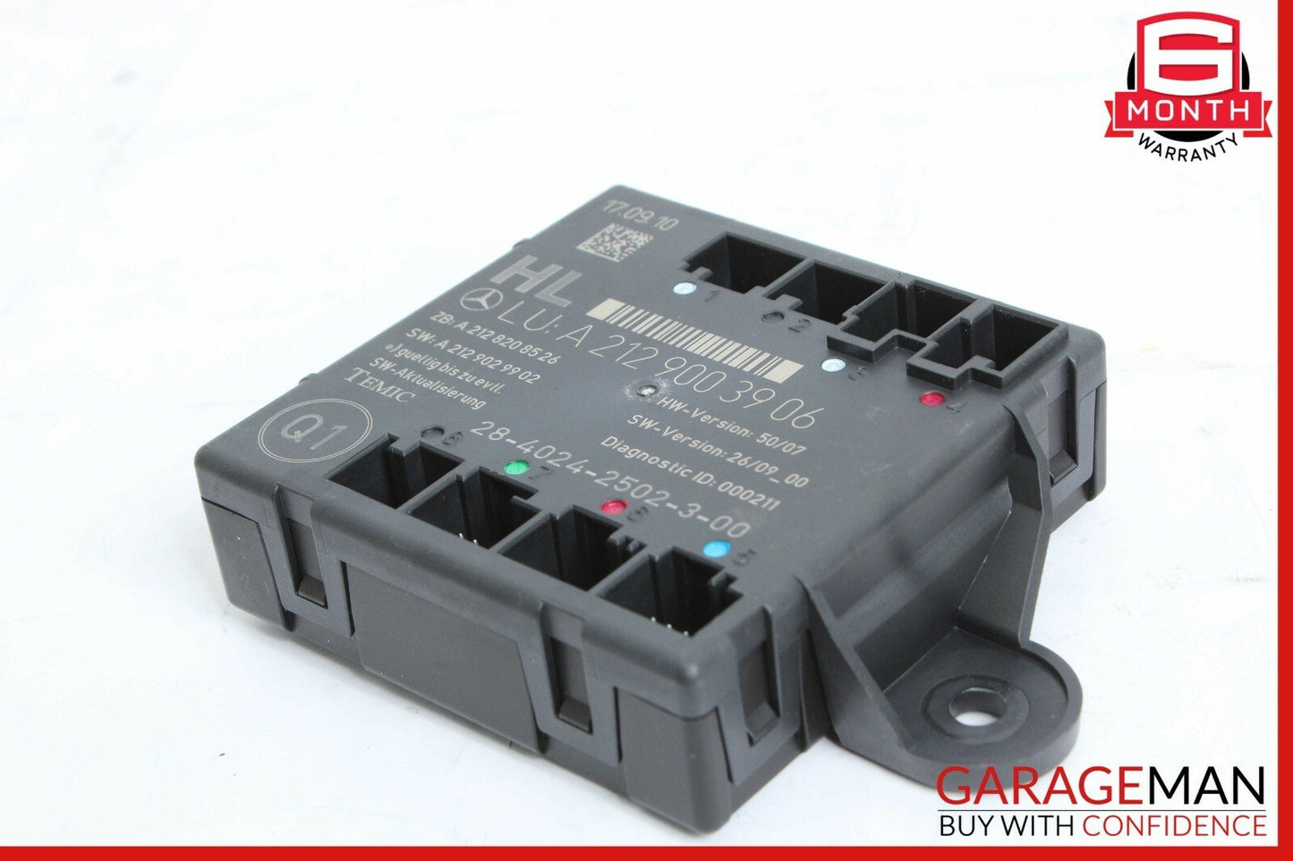 08-14 Mercedes W204 C250 C300 C350 Rear Left Side Door Control Module Unit