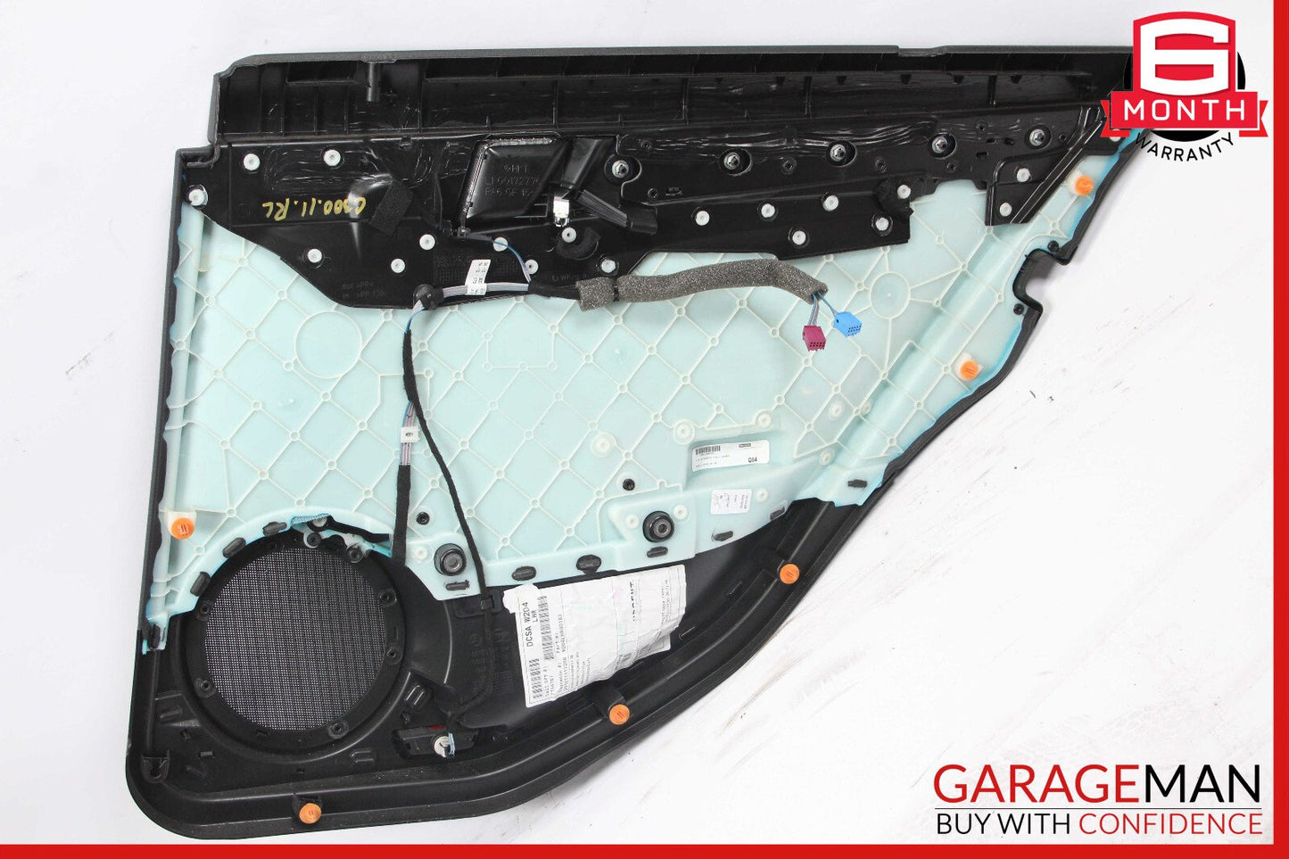 08-14 Mercedes W204 C300 C350 Rear Left Side Interior Door Panel Assembly OEM