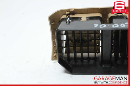 06-09 Mercedes W251 R350 R500 Rear Center Console AC A/C Air Vent Grille Brown