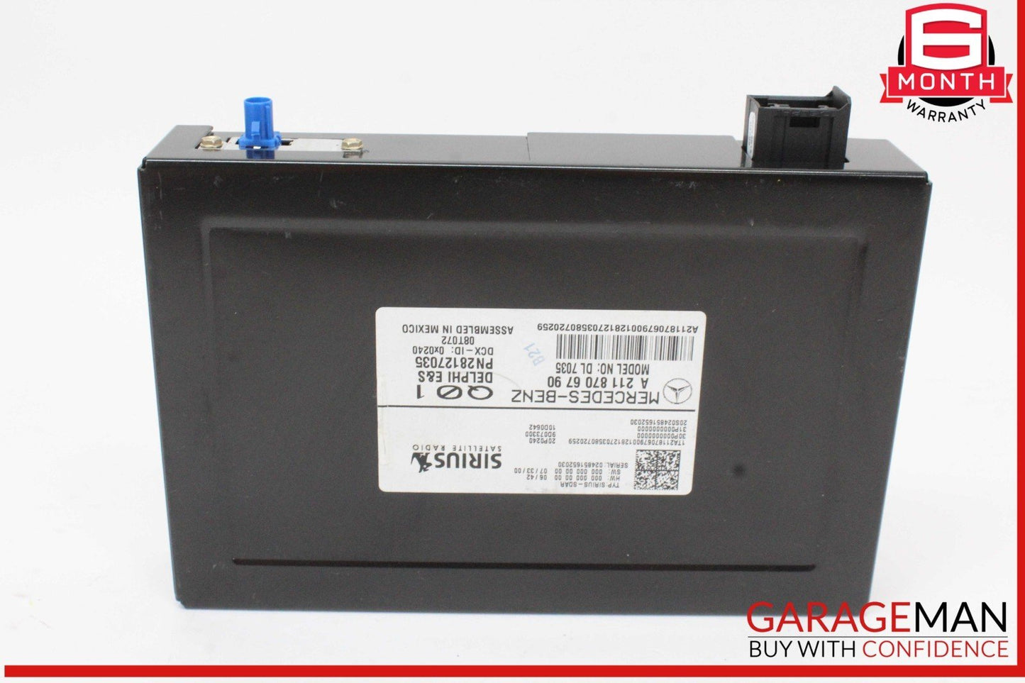 03-08 Mercedes-Benz GL400 Sirius Satellite Radio Receiver 2118706790 Genuine