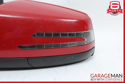 12-14 Mercedes W204 C250 C300 C350 Front Left Side Mirror Door Rear View Red OEM