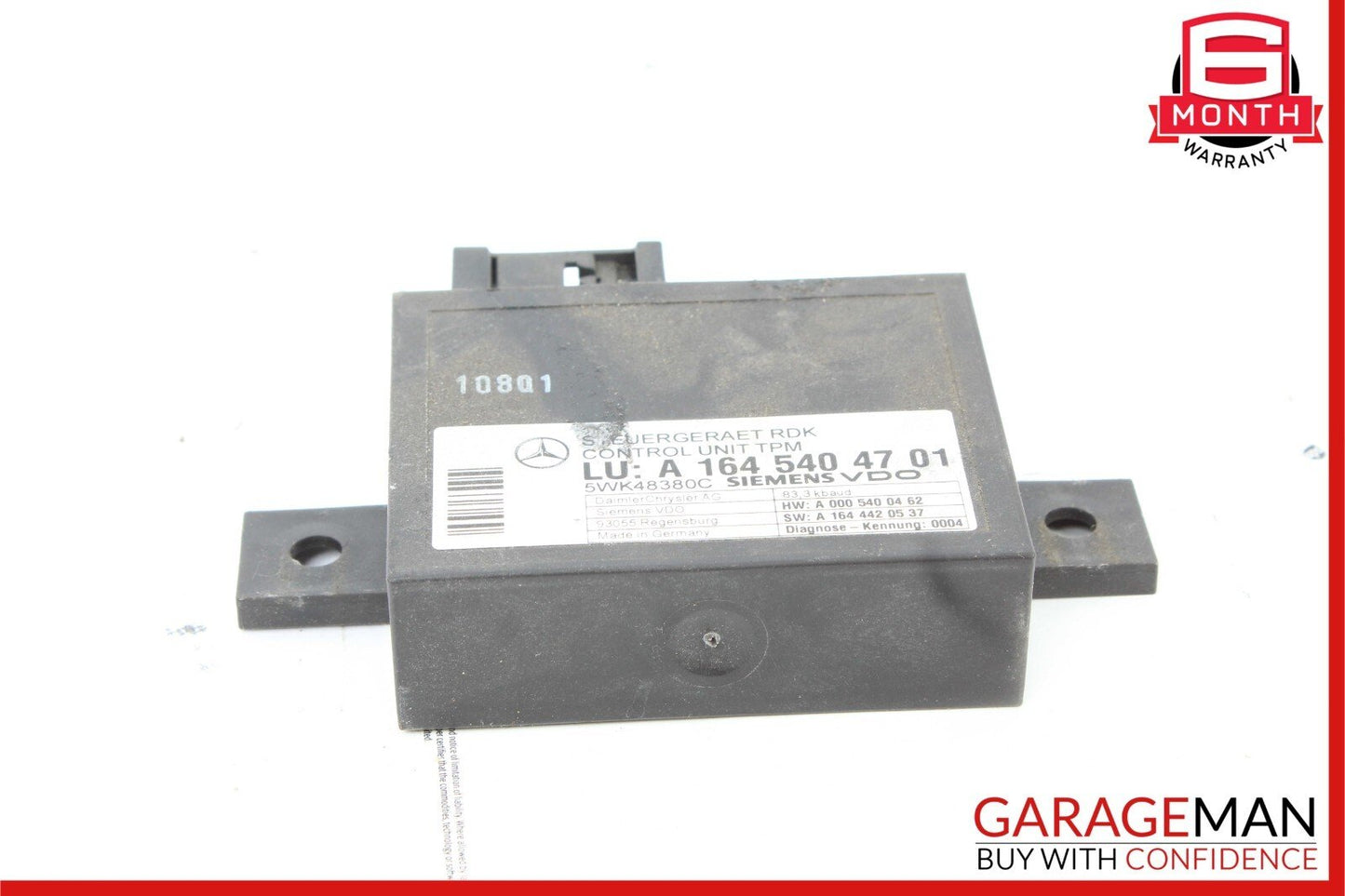 06-13 Mercedes W164 ML550 R350 TPMS Tire Pressure Control 1645403762 OEM