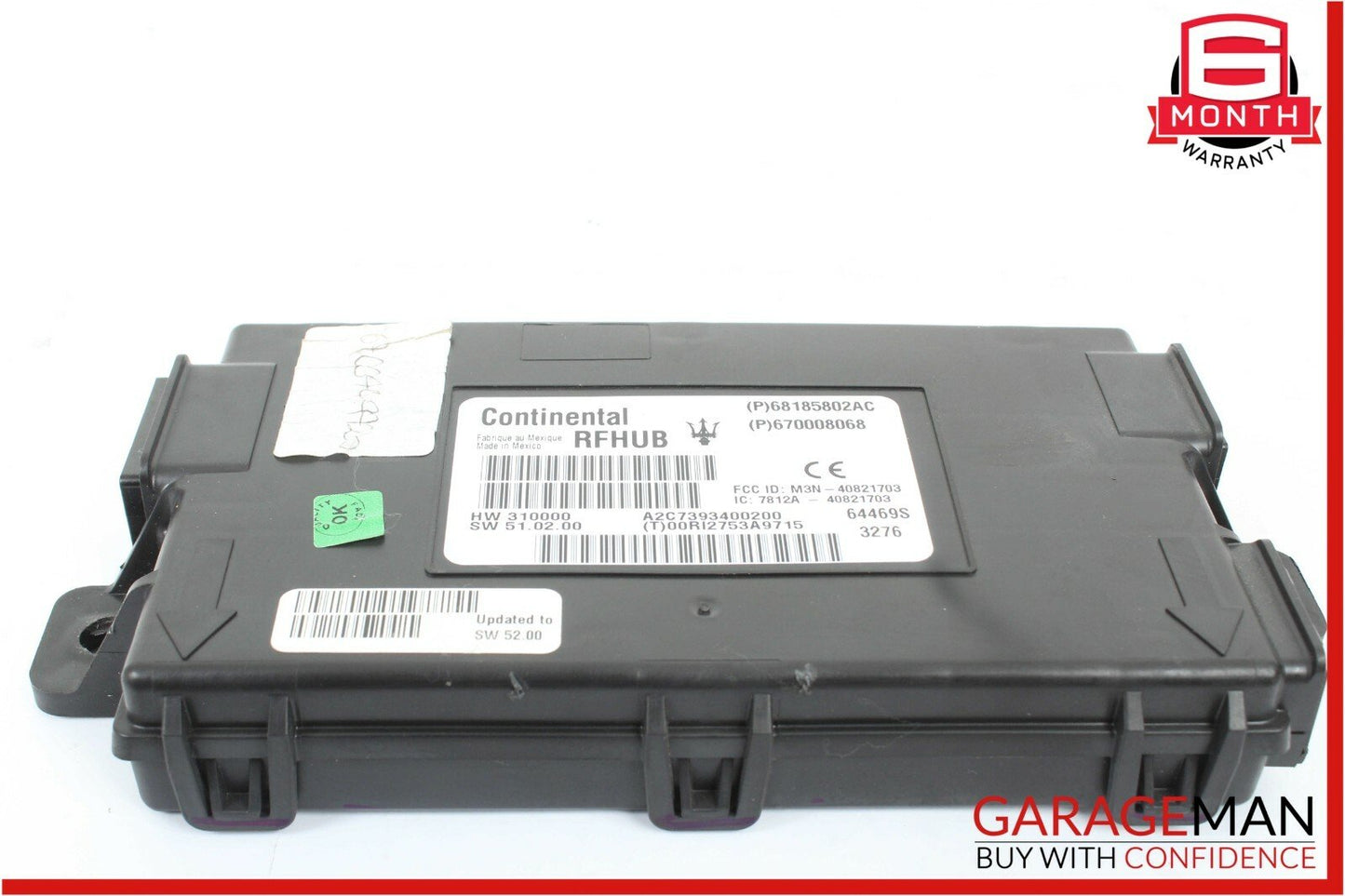 14-17 Maserati Ghibli HUB Passive Entry Control Module 670008068