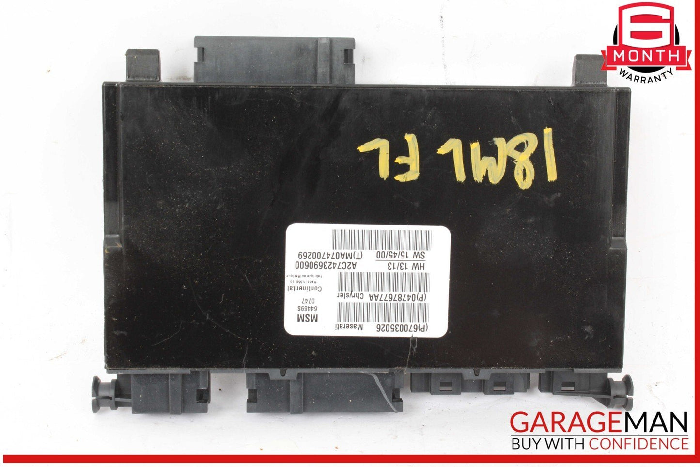 14-20 Maserati Levante Ghibli Front Left Driver Side Seat Control Module OEM