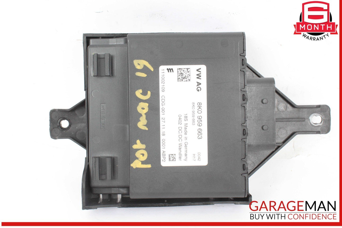 15-19 Porsche Macan 95B Voltage Stabilizer Control Module Unit ECU 8K0959663 OEM