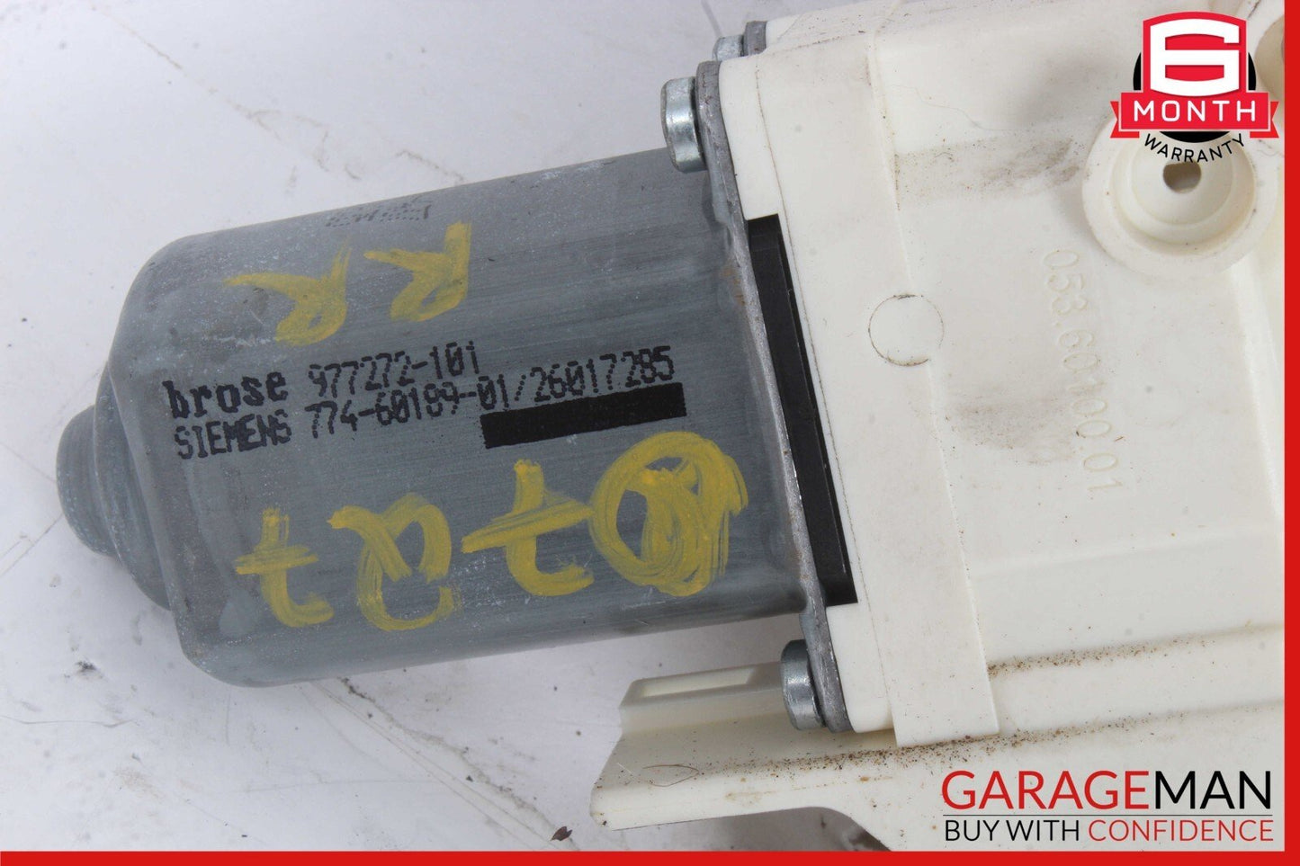 07- 15 Audi Q7 Right Side Power Window Motor Regulator 4L0959802B OEM