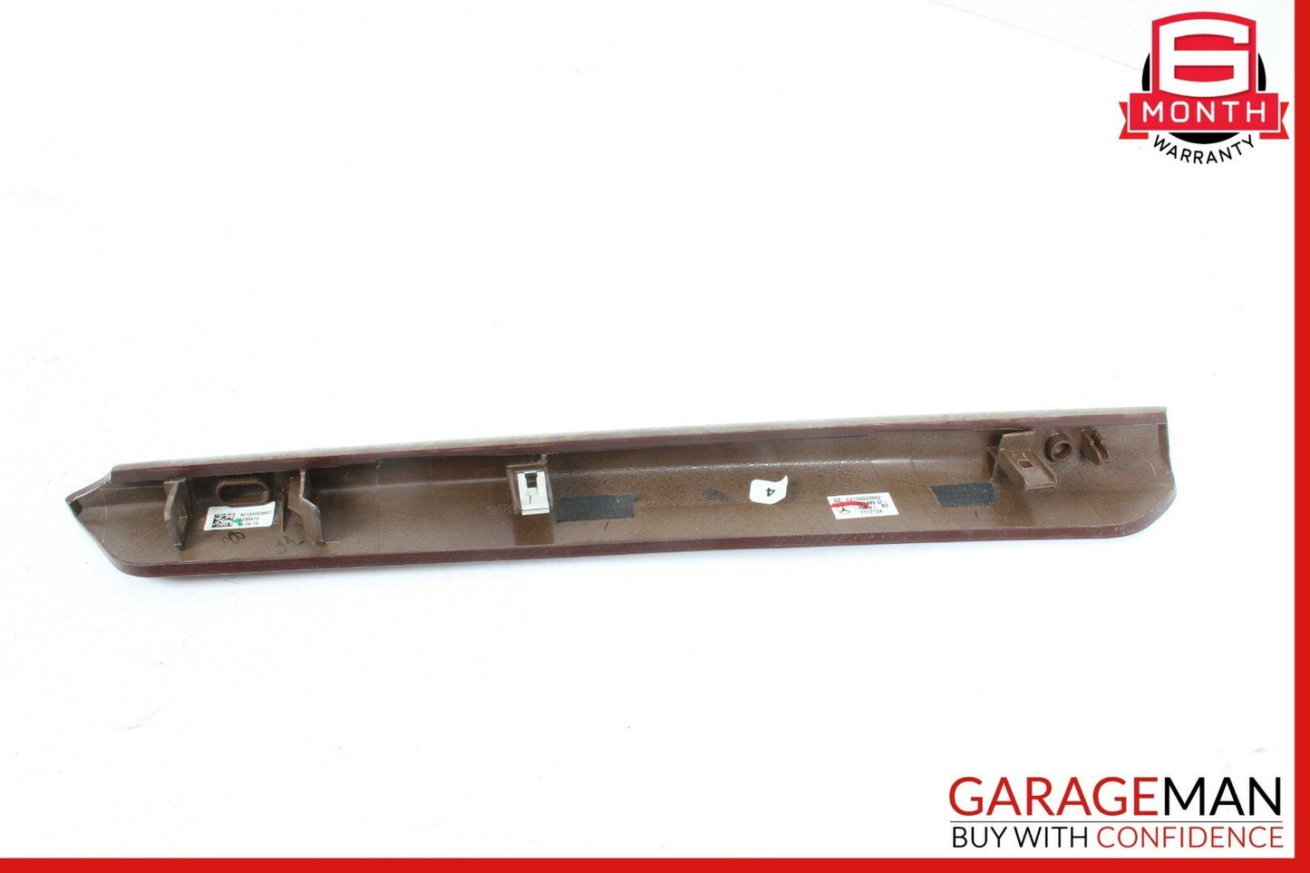 10-16 Mercedes W212 E350 E400 E500 Left Side Center Console Trim Strip Wood OEM