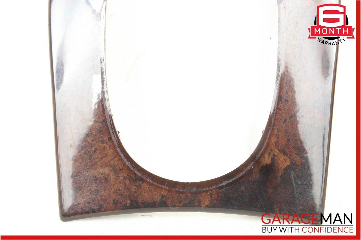 00-06 Mercedes W220 S500 S55 AMG Center Console Shift Shifter Trim Bezel Wood