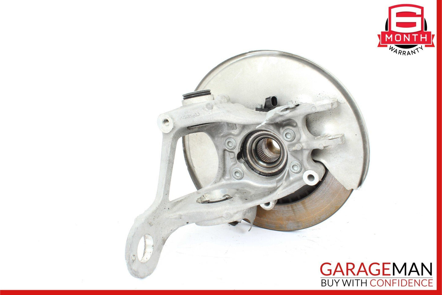 09-18 Audi Q5 A6 A7 Rear Left Side Wheel Spindle Knuckle Hub Bearing Disc Rotor